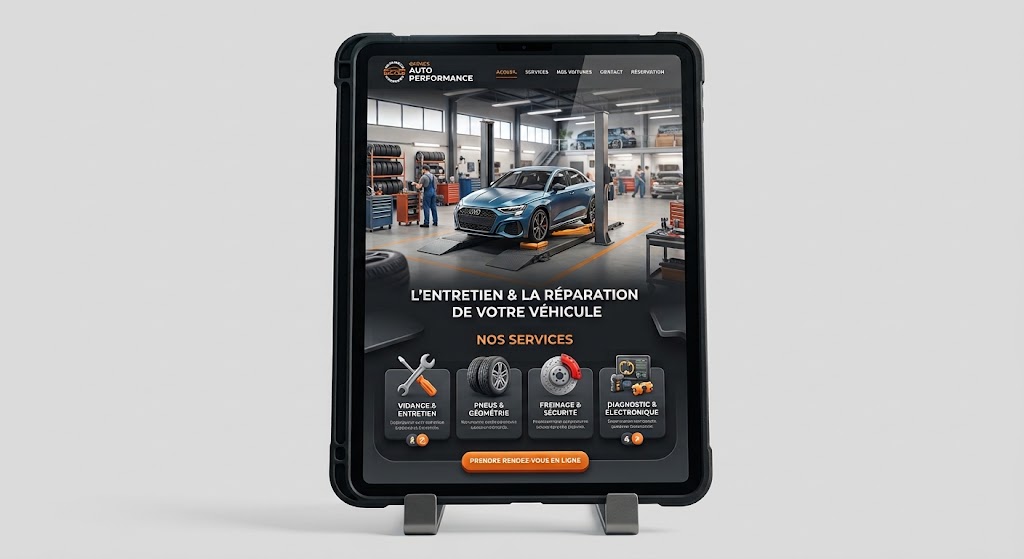 Exemple de style illustrant Sites & outils digitaux pour concessionnaires automobiles