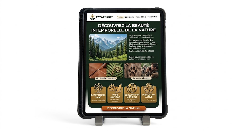 Exemple de style illustrant Site vitrine