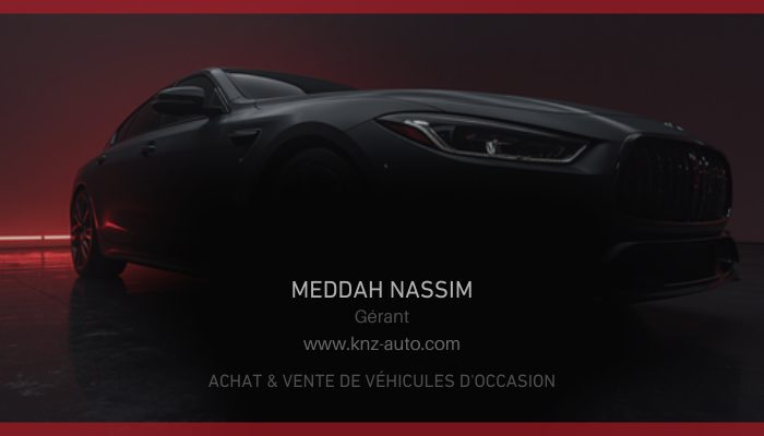 KNZ AUTO — carte de visite (recto)