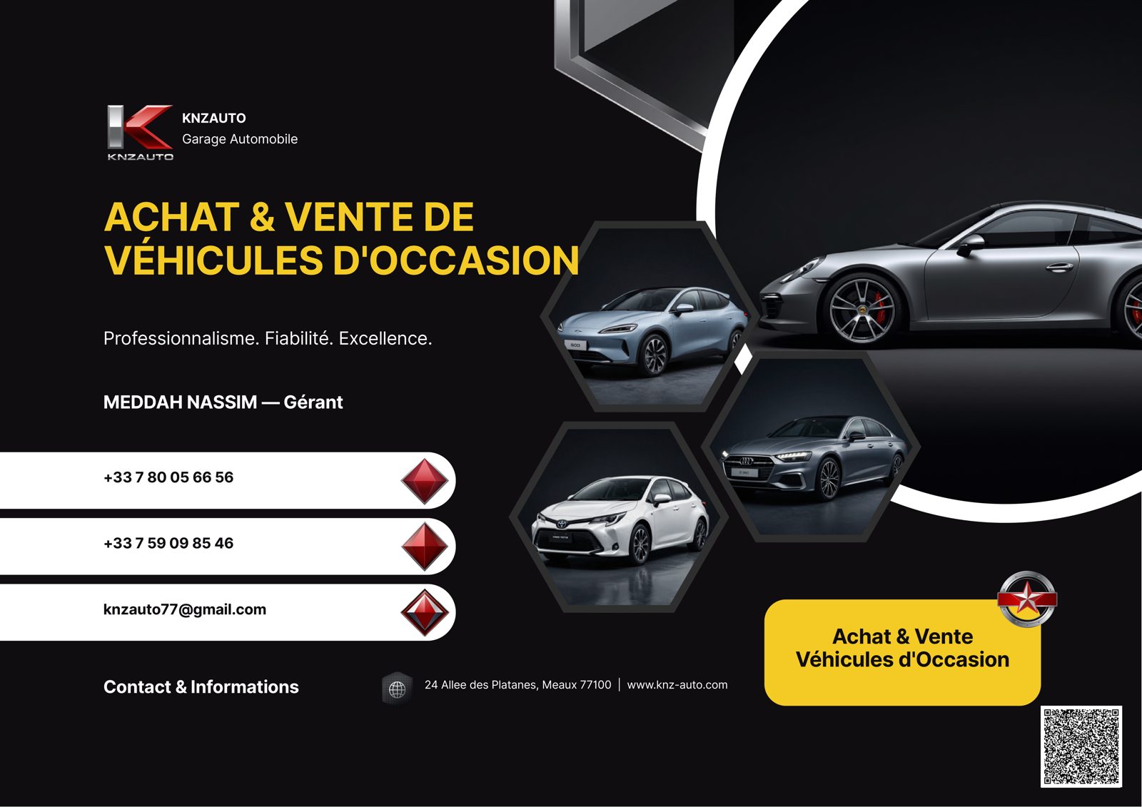 KNZ AUTO — flyer services & garantie